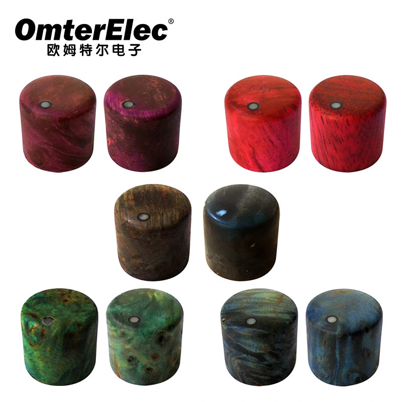 Dyed/Stabilized Flame  Guitar Knobs